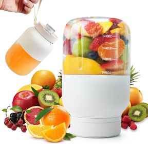 Portable blender, 700ml Mini Wireless personal cup, USB Rechargeable, Making Smoothies and Shakes, 18 Blades, Powerful Blending Effect Portable blender, 700ml Mini Wireless personal cup, USB Rechargeable, Making Smoothies and Shakes, 18 Blades, Powerful Blending Effect